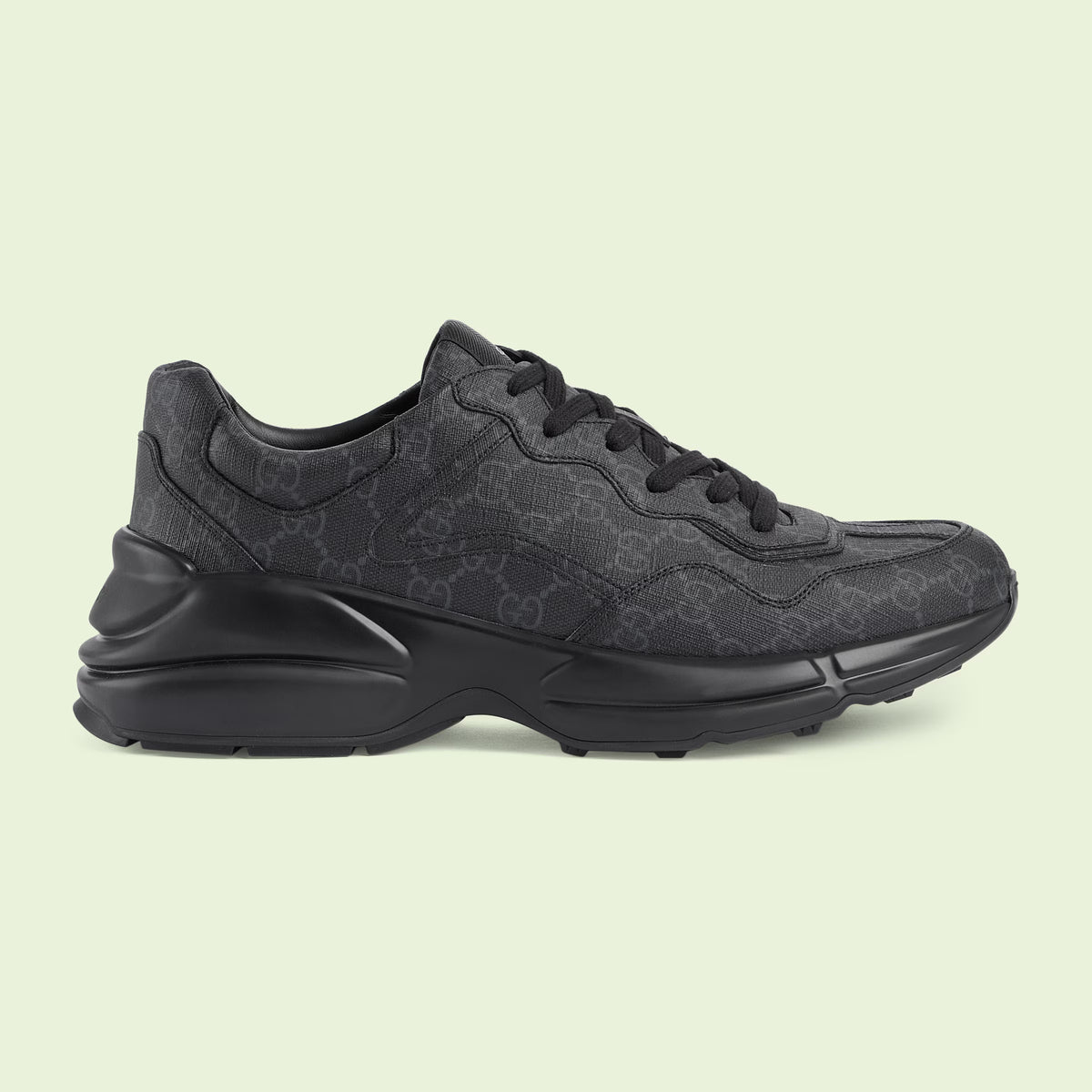 GUCCI Men's Rhyton trainer Black (Master Quality)