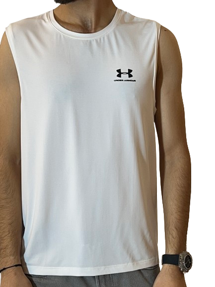 UNDER ARMOUR techfit Sleeveless Fitted T-Shirt  [ AAA]