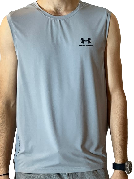 UNDER ARMOUR techfit Sleeveless Fitted T-Shirt  [ AAA]