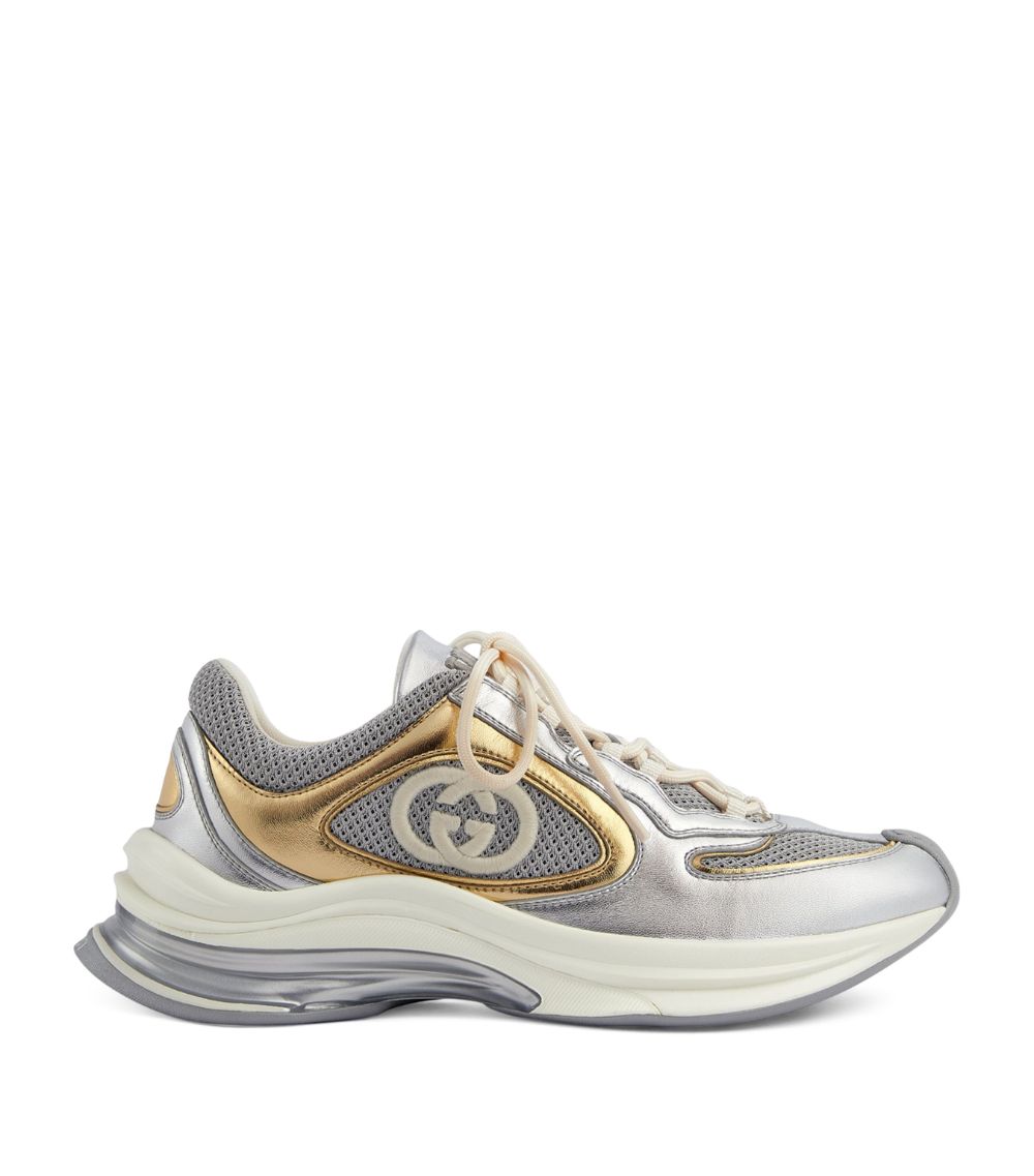 Gucci Run Sneakers Metallic (Master Quality)