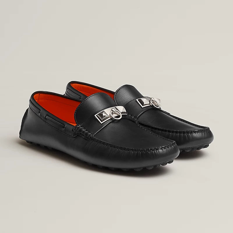 Hermès Paris Black Irving Loafers (Master Quality)