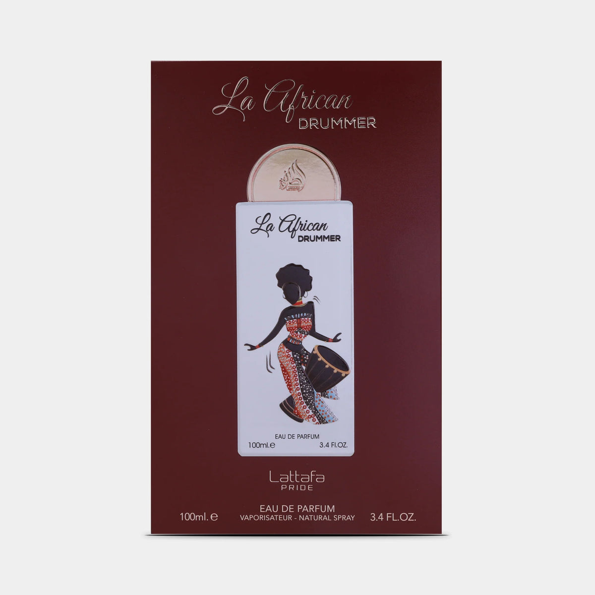 La African Drummer by Lattafa Pride Eau de Parfum  100 ML Spray for Women.